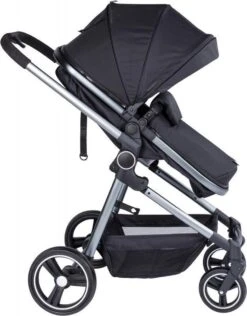 Puck Stroller 3 In 1 Max Zwart Met Frame Antra Incl Autostoel/Adapter/Mamabag -Aanbiedingen BIBS Winkel 937x1200 15