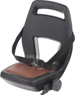 Qibbel 6+ Junior Fietsstoeltje Achter - Zwart Met Bruin Kussentje -Aanbiedingen BIBS Winkel 939x1200 13