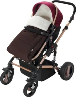 Monzana Voetenzak - Voor Kinderwagen Of Stoeltje - 93x56cm Bruin -Aanbiedingen BIBS Winkel 940x1200 15