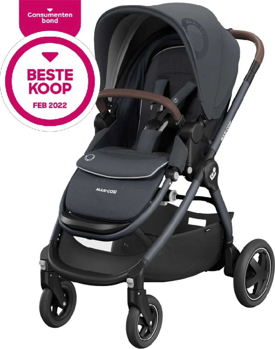Maxi-Cosi Adorra² Kinderwagen - Essential Graphite - BESTE KOOP Consumentenbond (februari 2022) 2 Maxi-Cosi Adorra² Kinderwagen - Essential Graphite - BESTE KOOP Consumentenbond (februari 2022) - Afbeelding 2