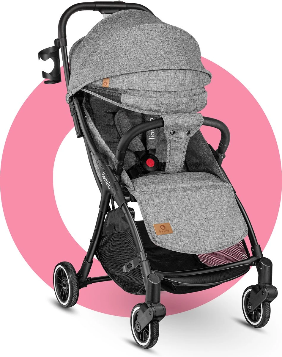 Lionelo Buggy Julie One - Kinderwagen Premium - Automatisch Opvouwen - Wandelwagen Tot 22 Kg - Comfortabele Zitje 9 Lionelo Buggy Julie One - Kinderwagen Premium - Automatisch Opvouwen - Wandelwagen Tot 22 Kg - Comfortabele Zitje - Afbeelding 9