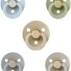 Bibs Fopspenen 18+ Maand Set 5 Stuks Sage,Vanilla,Baby Blue,Cloud En Sand Maat 3