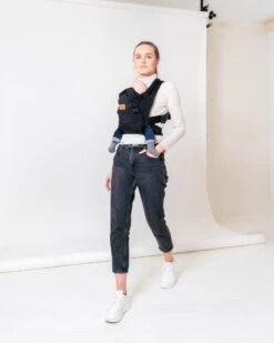 ByKay - Draagzak - Click Carrier Classic - Black - Organic Cotton -Aanbiedingen BIBS Winkel 959x1200 17