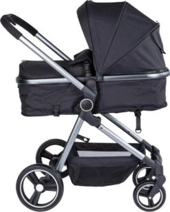 Puck Stroller 3 In 1 Max Zwart Met Frame Antra Incl Autostoel/Adapter/Mamabag -Aanbiedingen BIBS Winkel 961x1200 13