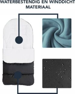 Achaté Voetenzak - Voor Kinderwagen Of Stoeltje – Baby Slaapzak - Autostoel - Wit 20 Achaté Voetenzak - Voor Kinderwagen Of Stoeltje – Baby Slaapzak - Autostoel - Wit -Aanbiedingen BIBS Winkel 966x1200 9