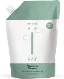 Naïf Voedende Shampoo – Navulverpakking - Baby En Kids - 500ml - Met Natuurlijke Ingrediënten -Aanbiedingen BIBS Winkel 968x1200