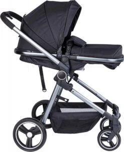 Puck Stroller 3 In 1 Max Zwart Met Frame Antra Incl Autostoel/Adapter/Mamabag -Aanbiedingen BIBS Winkel 975x1200 19