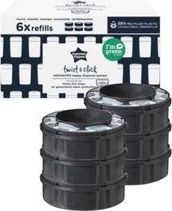 Tommee Tippee Twist & Click Milieuvriendelijke Luieremmer Navulling - Duurzaam Geproduceerde Greenfilm - 6 Stuks 13 Tommee Tippee Twist & Click Milieuvriendelijke Luieremmer Navulling - Duurzaam Geproduceerde Greenfilm - 6 Stuks -Aanbiedingen BIBS Winkel 978x1200