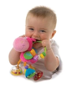 Playgro Clip Clop Rammelaar - Roze - Activiteitenspeeltje - Kraamkado -Aanbiedingen BIBS Winkel 982x1200 1