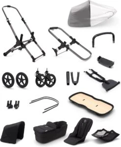 Bugaboo - 3-in-1 Kinderwagen Fox 3 - Black/Forest Green -Aanbiedingen BIBS Winkel 994x1200 8