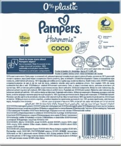 Pampers® Pampers Harmonie Coco - Billendoekjes Met Biologische Kokosolie - 756 Doekjes -Aanbiedingen BIBS Winkel 996x1200