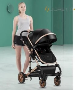 Merkloos Lioretti® Luxe Baby Buggy 3 In 1 | Baby Wagen | Kinderwagen Met Stoel En Wieg | Inklapbaar | Hoge Kwaliteit | Combi | Zwart -Aanbiedingen BIBS Winkel 997x1200 18
