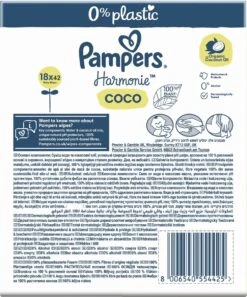 Pampers® Pampers - Harmonie Coco - Billendoekjes - 1512 Doekjes - 36 X 42 -Aanbiedingen BIBS Winkel 997x1200