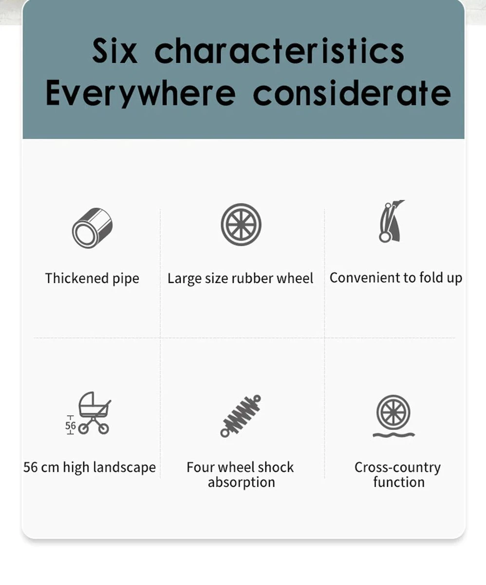 Luxe Kinderwagen 3 In 1 - Wandelwagen - Kinderwagen 3-in-1 Incl Autostoel - Kinderwagen Maxi Cosi – Buggy 3 In 1 - Newborn - Zwart/goud 9 Luxe Kinderwagen 3 In 1 - Wandelwagen - Kinderwagen 3-in-1 Incl Autostoel - Kinderwagen Maxi Cosi – Buggy 3 In 1 - Newborn - Zwart/goud - Afbeelding 9